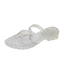 Trong Suốt Pha Lê Trong Suốt Hai Cánh Dép Nữ Thời Trang Bên Ngoài Mặc Chống Trơn Trượt Thạch Giày Sandal Nhựa Đi Biển Thông Thường DI23