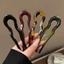 Mới 5 / 10 Chiếc Thanh Lịch Hình Chữ U Sóng Nĩa Tóc 13cm Acrylic Kẹp Tóc Cho Nữ Hàng Ngày Bun Kiểu Tóc Phụ Kiện
