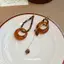 PNPIA-Millard Nhựa Mặt Dây Chuyền Bông Tai Nữ Thiết Kế Sáng Tạo Hoa sel Bông Tai Vintage Trang Sức Thời Trang