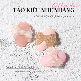 Miss Gooey Miếng Dán Nối Dài Móng Tay Dính Chắc, Định Hình Giấy, Giá Đỡ, Keo Dán Không Dính Tay