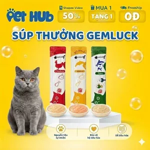 Súp Thưởng Gemluck Cho Mèo Mọi Lứa Tuổi Mèo Kén Ăn