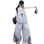 Thiết kế bé gái Bộ đồ thường ngày mùa hè Phong cách mới Áo Vest dáng rộng cho trẻ em + Quần ống rộng Bộ đồ hai mảnh thời trang
