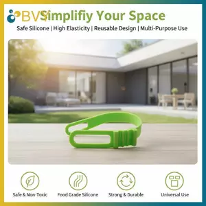 BVY Dây Đeo Silicon Quạt Giá Đỡ Cho Xe Đạp Đường Núi Xe Đạp Xe Đẩy Đèn Pin Co Giãn Băng Di Động Đi Xe Đạp Ngoài Trời Phụ Kiện Mùa Hè.