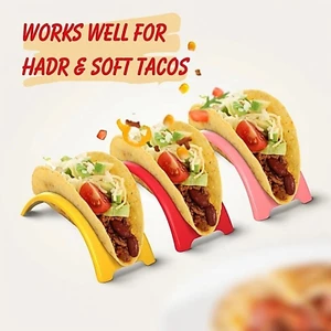 Đế trưng bày bánh quy ngô hiện đại 12 chiếc Tacos Giá đỡ cho bữa tiệc gia đình và ngoài trời