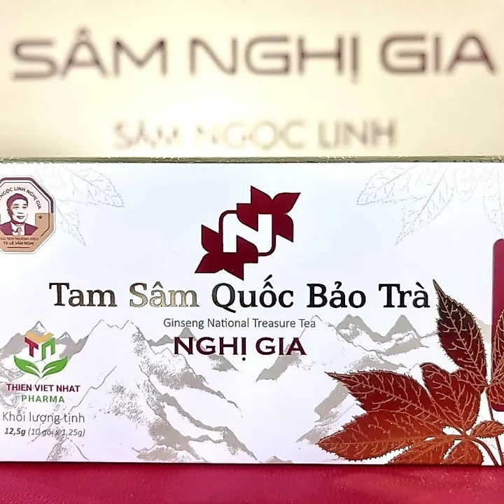 Tam Sâm Quốc Bảo Trà Nghị Gia | Trà Lá Sâm Ngọc Linh Thanh Lọc Cơ Thể, Thư Giãn Tinh Thần