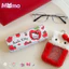Hộp đựng kính mắt dễ thương từ tính chống áp lực di động dành cho sinh viên Hello Kitty