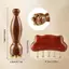 ZK Gỗ Đàn Hương Sen Seedpod Massage Mặt Gua Sha Dụng Cụ Chăm Sóc Mắt & Da VN