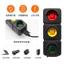 Đèn Đuôi Xe Đạp Sáng Tạo Đuôi Đèn Giao Thông Ba Màu Đèn Cảnh Báo Type-C Sạc Đường Xe Đạp Leo Núi Đèn 6.7 DHIG