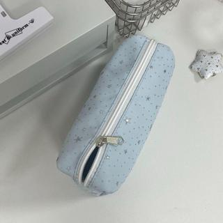 Túi lưu trữ OUSXA, Túi đựng bút dung lượng lớn Star Polka Dot, Thiết kế dây kéo đa chức năng Túi văn phòng phẩm Trường học Văn phòng