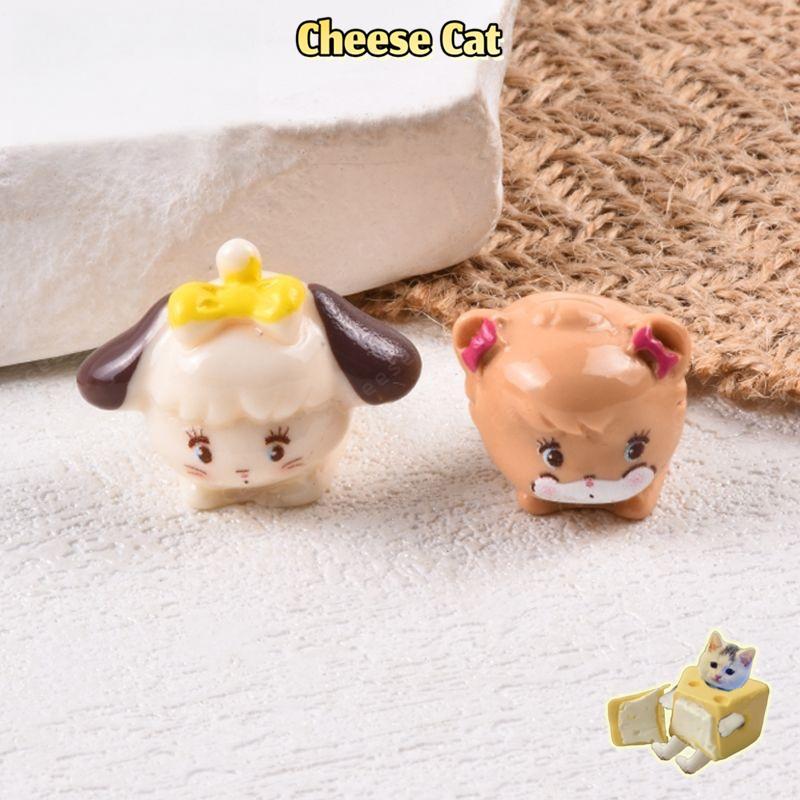 Phụ kiện mèo tai lớn DIY trang trí vỏ điện thoại di động/máy ảnh/xe máy búp bê nhỏ dễ thương