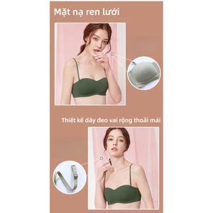 Áo ngực nhẹ, liền mạch, không bằng thép