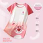 Shop Bộ Đồ Ngủ Trẻ Em Phong Cách Mỏng Thoáng Khí Tay Ngắn Phong Cách Công Chúa Vừa Lớn Bộ Đồ Ngủ Bé Gái Cha Mẹ-Con Hợp Thời Trang Homewear Váy Ngủ