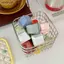 Giỏ thoát nước bằng không gỉ 304 Giỏ đựng đồ nhà bếp gia đình Giỏ đựng rau quả vuông Giỏ đựng mỹ phẩm [VN]