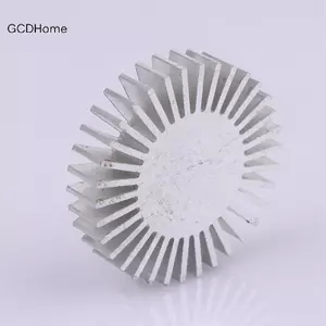 GCDHome COB Đường kính tản nhiệt 50mm 3 ~ 7W Tản nhiệt Led công suất cao Hướng dương Bộ tản nhiệt rắn Hợp kim tròn Nhôm HOT