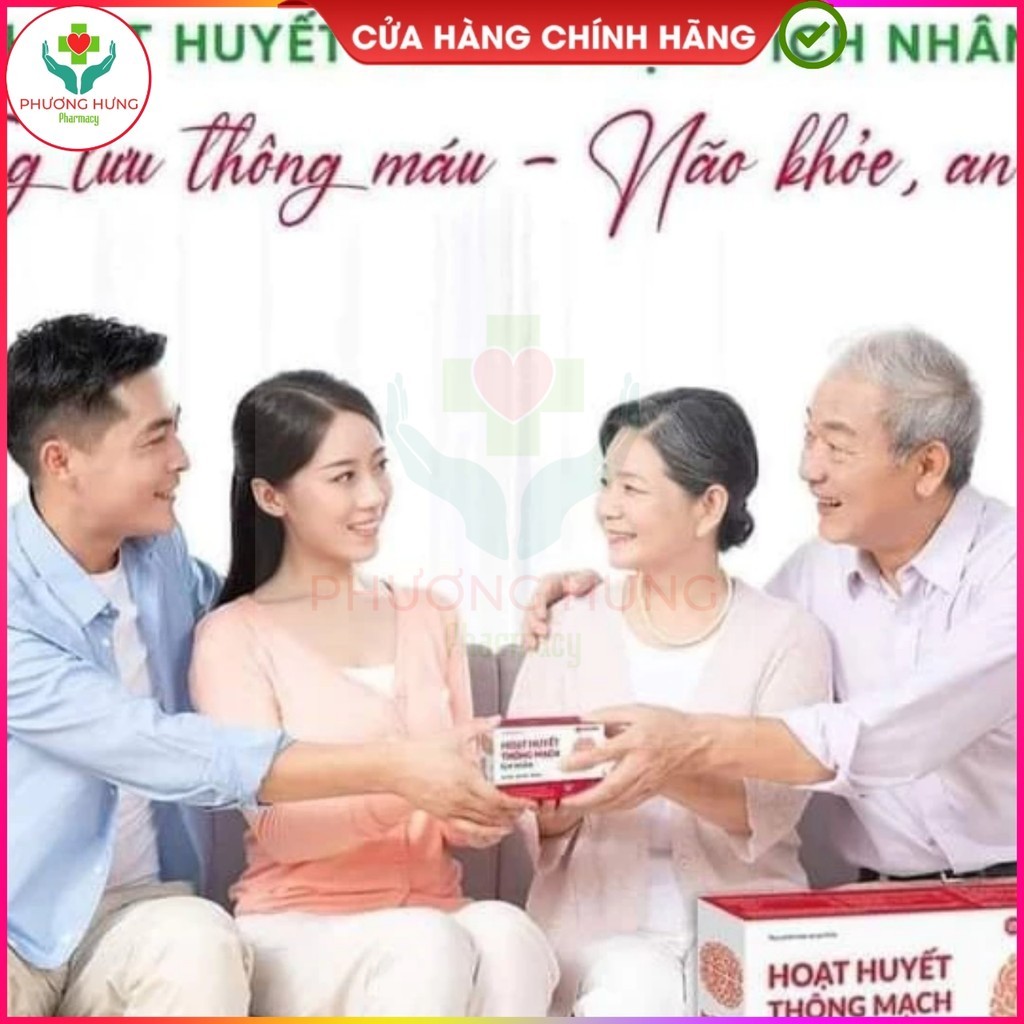 Hoạt Huyết Thông Mạch Ích Nhân Giúp Hỗ Trợ Hoạt Huyết, Tăng Cường Lưu Thông Máu Não - Hộp 30 Viên