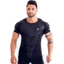 Áo thun nén khô nhanh dành cho nam VN, Áo nỉ Skinny ngắn tay, Áo đen dành cho phòng tập thể dục, tập thể dục, tập thể dục.