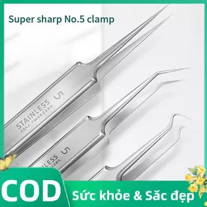Trong kho mụn trứng cá nhíp kim mụn đầu đen mụn công cụ loại bỏ cá tuyết