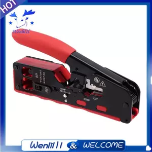 Kìm uốn cho RJ45 CAT7 6a 6 5e Dây- Dụng cụ uốn cắt dây dọc có lưỡi dao