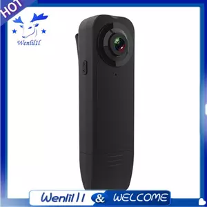 Mini Pen Cam 1080P HD Thân Camera Di Động DV Thể Thao Đi Bộ Đường Dài Tầm Nhìn Ban Đêm Micro Máy Quay