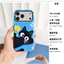ốp lưng iphone Ốp điện thoại kiểu phim châu Âu và Mỹ bán chạy nhất. Mẫu bề mặt bóng hai trong một 16 giờ chiều. Thích hợp cho vỏ bảo vệ điện thoại chống rơi Apple 17 mèo đen.