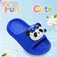 Hoạt Hình Dễ Thương Gấu Trúc Cừu Dép Trẻ Em Đế Mềm Chống Trơn Trượt Trong Nhà Phòng Tắm Nhà Hàng Ngày Mặc Giày