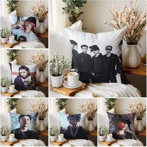 Vỏ gối LNGSHOT Vỏ gối in một mặt, Trang trí ghế Sofa phòng khách Giáng sinh (Không có lõi)