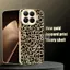Ốp YJD Cho Xiaomi 17T Pro Da Báo In Mặt Sau PC Mạ Điện Khung TPU Chống Rơi Vỏ Điện Thoại