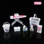 SSVN 1 Bộ Nhà Búp Bê Thu Nhỏ Dụng Cụ Giặt Giỏ Bảo Quản Buet Chất Giặt Sắt Điện Trang Trí Nhà Đồ Chơi Phụ Kiện Nhà Búp Bê.