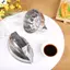 < YEI > Khuôn Onigiri hình quả bí ngô bằng thép không gỉ có tay cầm Khuôn nướng bánh hình Pawpaw Nhà hàng nhà bếp Mới
