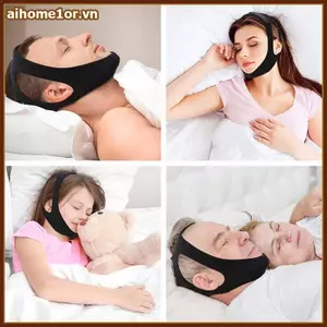 Dây đeo cằm AIHOM để chống ngáy Thiết kế có thể điều chỉnh Hỗ trợ mềm cho máy thở hàm và miệng Hỗ trợ giấc ngủ,