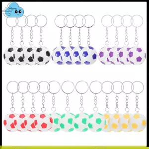 Bóng Đá Móc Khóa 24 Chiếc Mini Bóng Đá Nam Nữ Bé Trai Ba Lô Quyến Rũ Đảng Thể Thao Ủng Hộ Đội Lưu Niệm Sự Kiện