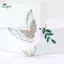 Springevenstar Bồ Câu Thổ Cẩm Phụ Kiện Thời Trang Nữ Cánh Chim Cài Áo Lấp Lánh Kim Cương Giả Bồ Câu Xòe Phong Cách Retro Quần Áo Phụ Kiện Springevenstar