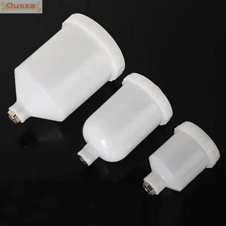 Cốc sơn phun OUSXA, Cốc phun thức ăn trọng lực 125 / 250 / 600ml bằng nhựa, Đầu nối ren bền bỉ Đa năng Phù hợp với nồi phun sơn Phụ kiện dụng cụ cầm tay
