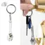 Móc khóa Thay thế cờ lê ô tô Phong cách thời trang Bạc 11.7CM Trang trí