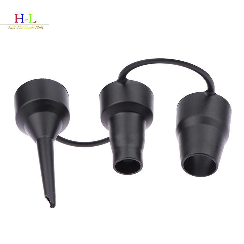 HL 3 Kích Cỡ Di Động Qui Cho Máy Bơm Không Khí Đầu Pha Nhựa Bể Bơi Sofa Bãi Biển Đồ Chơi Thay Thế Vòi Phun LMWU
