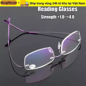 SNUGHOUSE Memory Titanium Strength + 1.0 ~ + 4.0 Kính mắt lão thị chăm sóc thị lực linh hoạt