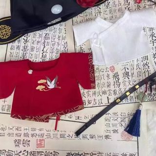 20cm Quần Áo Trẻ Em Quần Áo Búp Bê Cotton Xiao Zhan Zanghai Độc Quyền Chính Thức Đồng Phục Cổ Dễ Thương Búp Bê Xiao Zhan Cotton 6.10