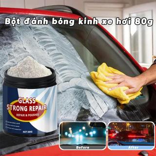Hợp chất đánh bóng thủy tinh 80g Bột sửa chữa cửa sổ Kính ô tô Đánh bóng cho ống kính Gương đồng hồ Kính mắt haoyisvn
