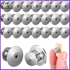 Chuyển Đổi Dự Phòng Chốt Ve Áo Pin Backing Mũ Bảo Vệ Mũ Móc Khóa Tinh Tế Chốt zhenghtr