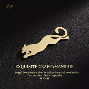 PNPIA- Vàng Cheetah Trâm Cài Cho Nữ Động Vật Thanh Lịch Lapel Pin Trang Sức Quà Tặng Cho Đảng Hoặc Kinh Doanh Mặc