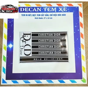 Bộ Tem Dán Xe Điện diorrr Tem 3 lớp, không ảnh hưởng đến màu sơn của xe