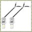 2X H3 Đèn pha LED siêu sáng Đèn sương mù Bộ bóng đèn lái xe 6000K Trắng 10W