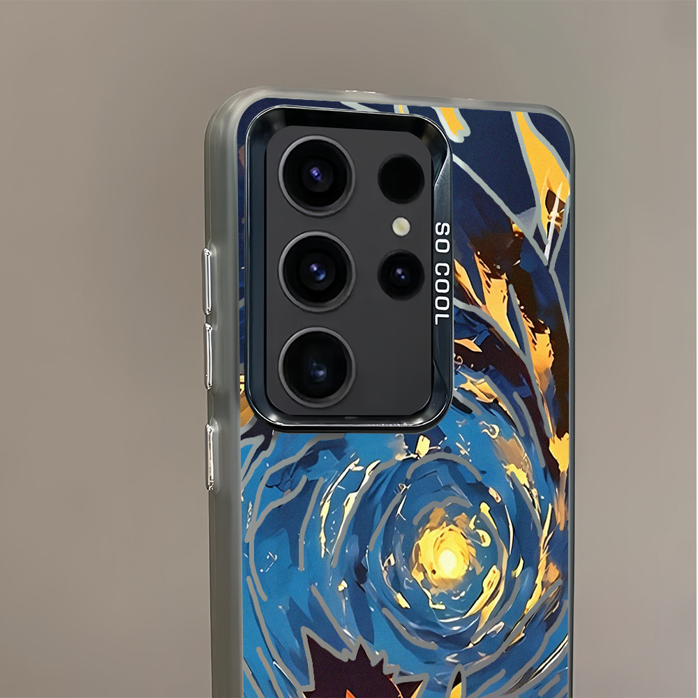 Dành Cho Samsung S26 Ultra S25 S24 Ultra S25FE S23 Ultra "Pikachu Gengar" Ốp Điện Thoại Cứng Micro Mờ ‌/ A56 A17S24 + S23 FE S22U S20FE S21 Vỏ Samsung chống sốc