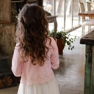 Áo Chống Nắng Ren Thanh Lịch Cho Bé Gái - Cardigan Mỏng Nhẹ, Phong Cách Công Chúa Dễ Phối