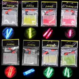 JUNYUE88US Phao Câu Cá Đêm Câu Cá Ánh Sáng Bóng Đêm Phao Phát Sáng Gậy Ánh Sáng Bóng Tối Phát Sáng Phụ Kiện Câu Cá Câu Cá Gậy