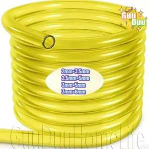 Ống nhiên liệu máy móc màu vàng - Ống xăng linh hoạt - Ống PU truyền khí - Ống xăng động cơ dòng chảy nhanh - Đường ống dụng cụ điện chống ăn mòn / Giao hàng miễn phí
