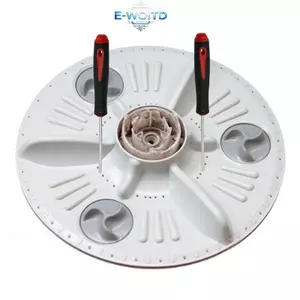 E-WOITD Công cụ tháo gỡ đặc biệt để làm sạch khung gầm của máy giặt Pulsator có móc góc phải của bánh xe máy nghiền E-WOITD