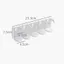Giá để đồ treo tường DAYBREAK, Kẹp nhựa Giá đỡ bình đựng gia vị treo tường có thể điều chỉnh, Không cần khoan Đa chức năng Giá đựng gia vị tiết kiệm không gian Cửa tủ sắp xếp