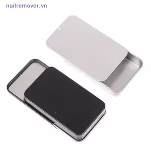 Hộp sắt Mini 80 * 50 * 15mm Hộp đựng nắp trượt Hộp đựng thiếc di động Hộp đựng MỚI