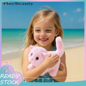 < Pluscloth > Đồ chơi mèo sang trọng thực tế cho trẻ em – Búp bê nhồi bông mô phỏng giáo dục Đồ chơi mềm Quà tặng ngày lễ sinh nhật hoàn hảo cho trẻ mới biết đi Bé trai Bé gái Đông Nam Á Trẻ em sang trọng